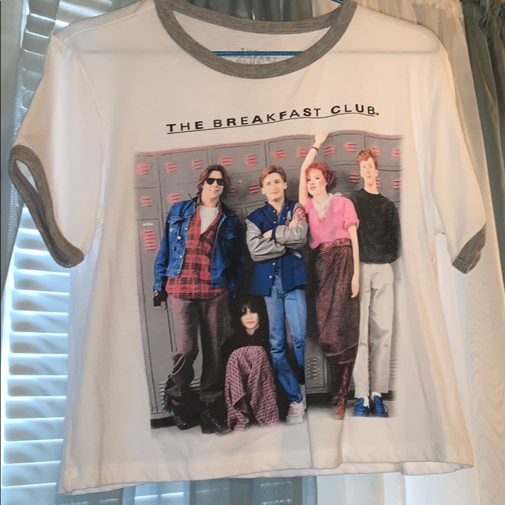 Breakfast club crop top